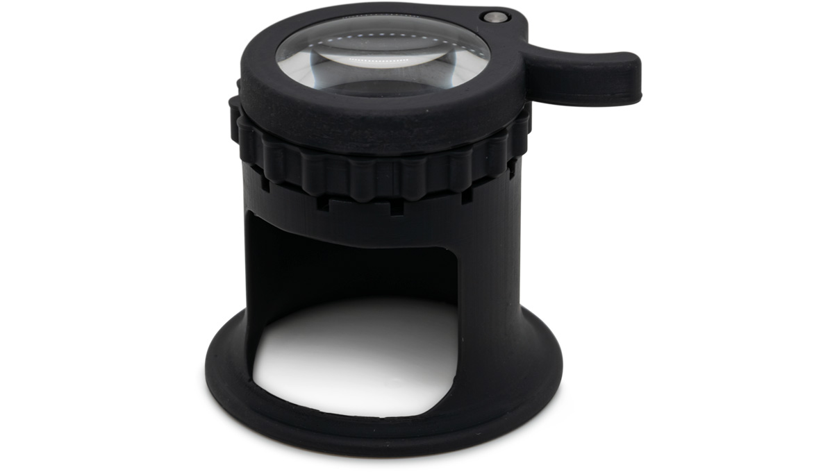 Loupe bifocale, 5x et 10x, droite