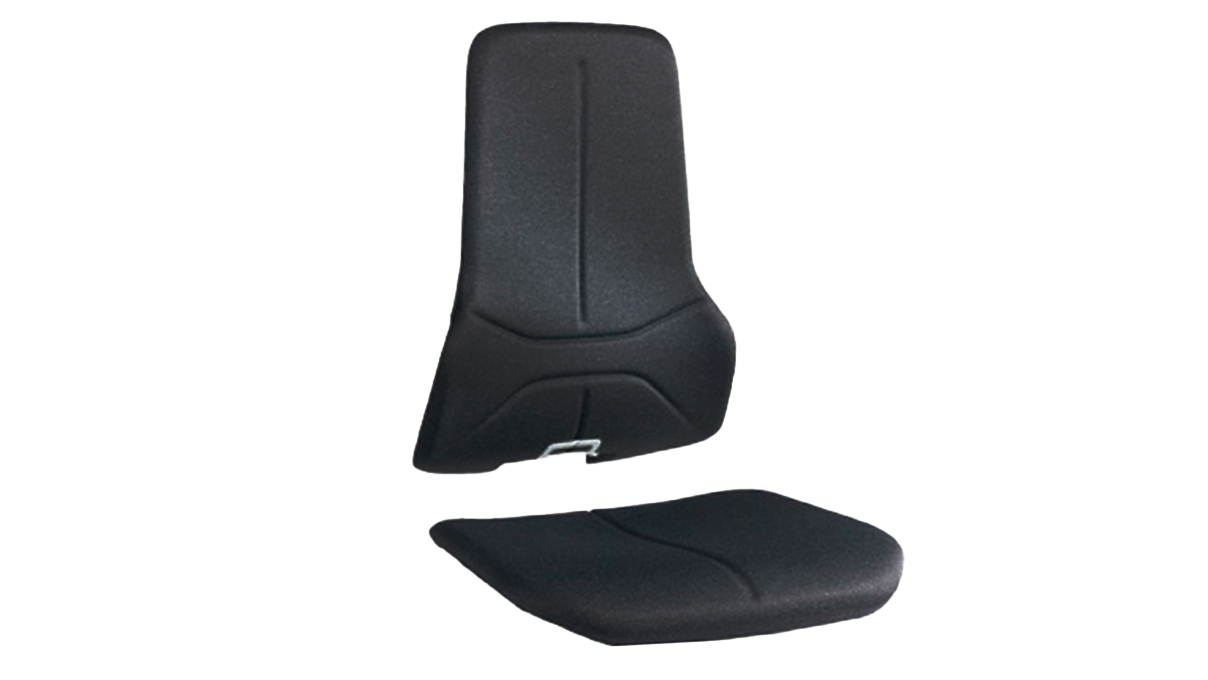 Bimos Neon Elément de rembourrage en tissu Duotec 9588-6801 pour Bimos siège de travail Neon, noir