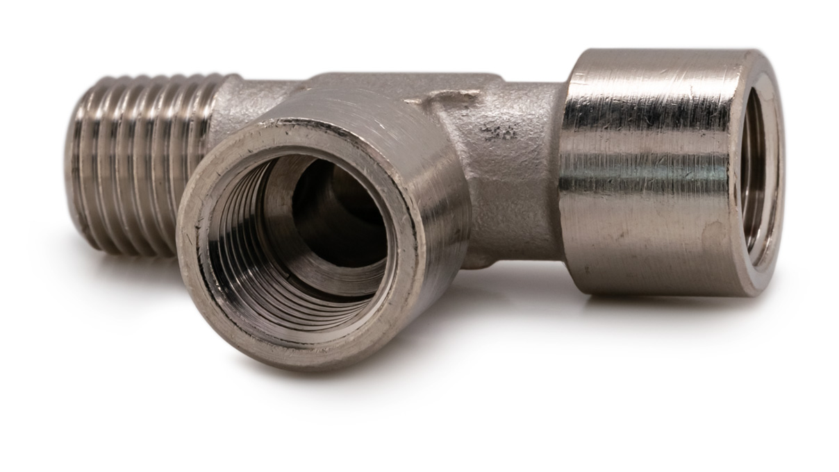 Raccord en T pour Ø 1/4'' intérieur sur Ø 1/4" extérieur