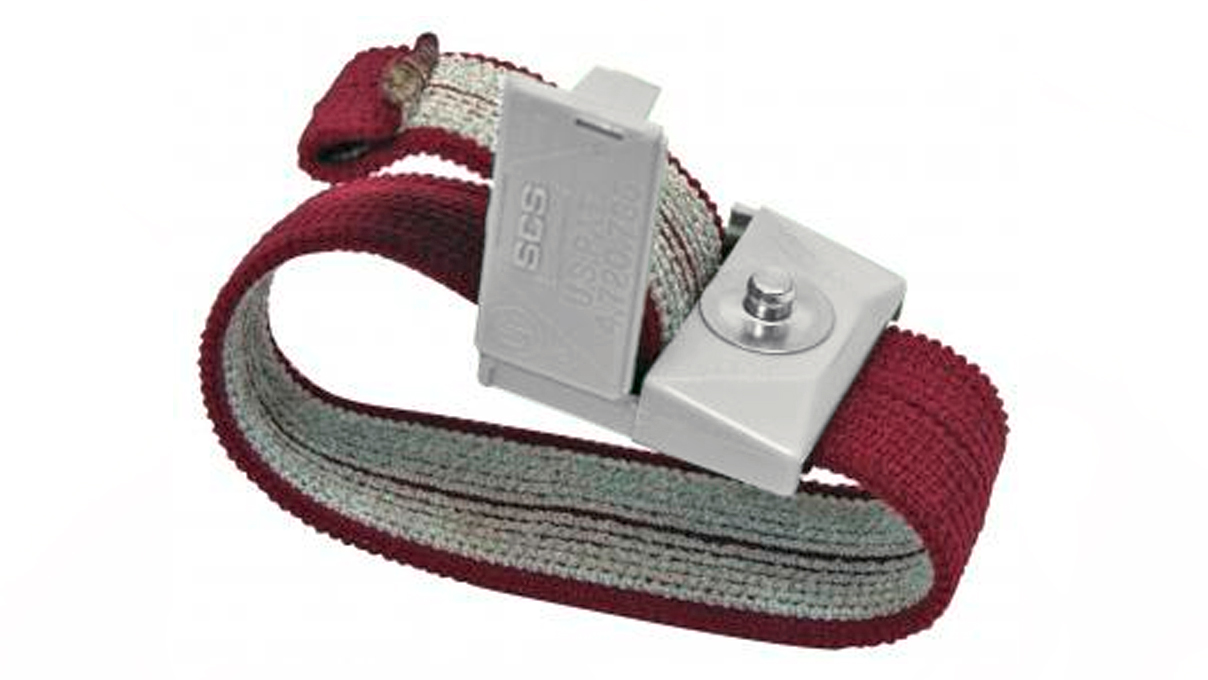 3M Bracelet de poignet ESD, type 2204, rouge foncé