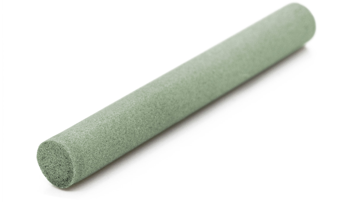 Crayons de polissage Eveflex Pins, vert, Ø 3 x 23 mm, très souple, grain fin