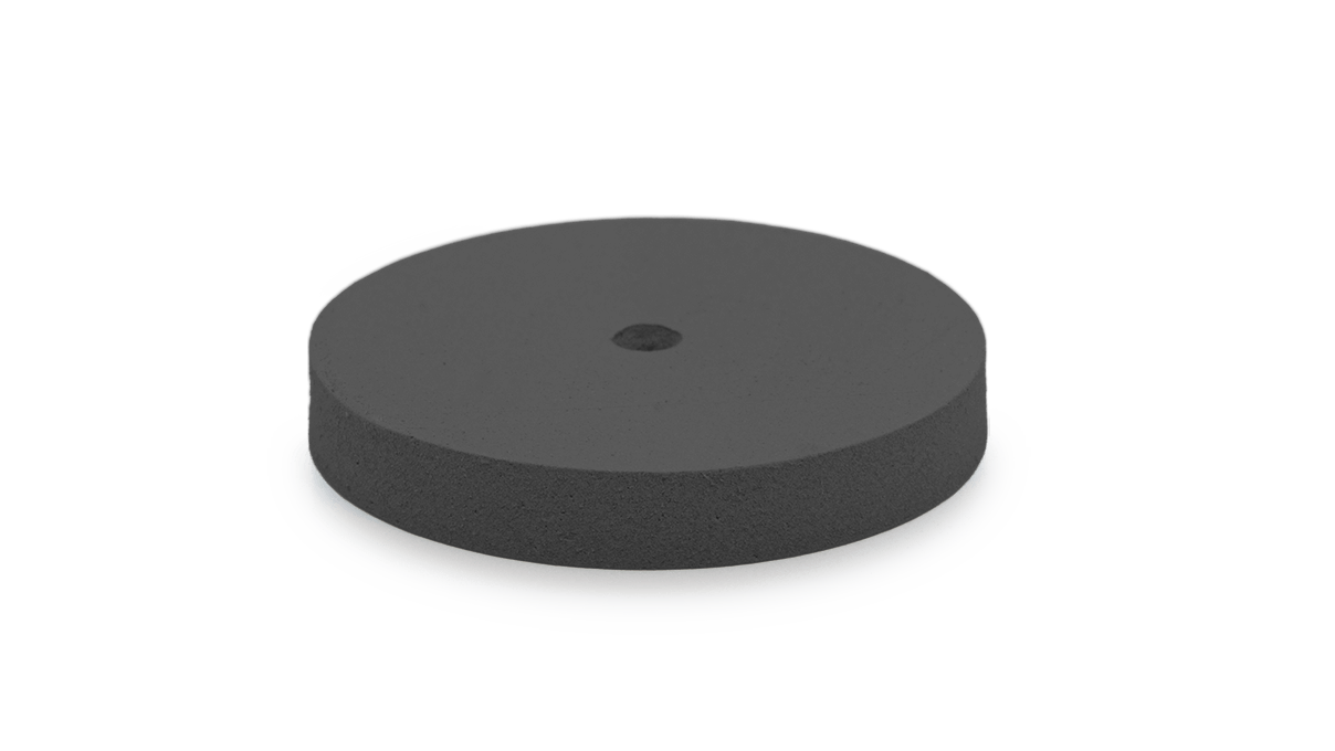 Polissoir Eveflex, gris foncé, roue, Ø 22 x 3 mm, moyen, grain grossier