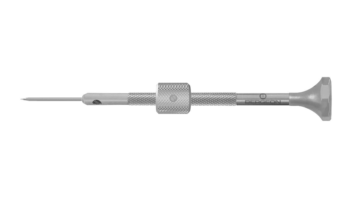 Bergeon 30081-TAM-120 Schraubendreher mit Trommel, Klinge 1,4 mm