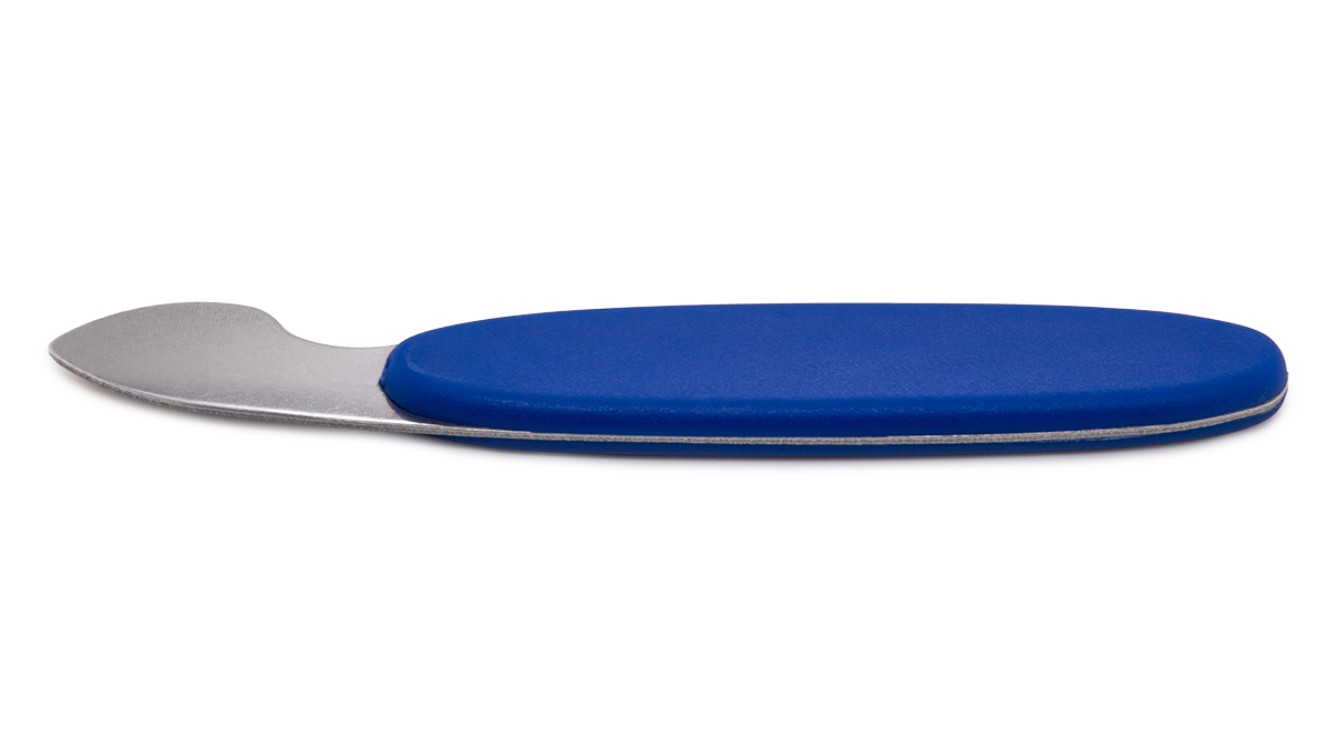 Beco Technic Simple Couteau d’ouverture de boîtier de montre, manche en plastique bleu, longueur 113
mm