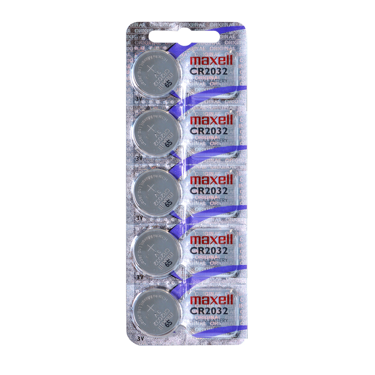 Maxell Pile lithium CR 2032 emballage en blister