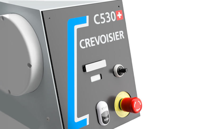 Crevoisier C530 : Machine universelle de finition (M12) sans plaque de base, pour fixation sur un établi
(230 V)
