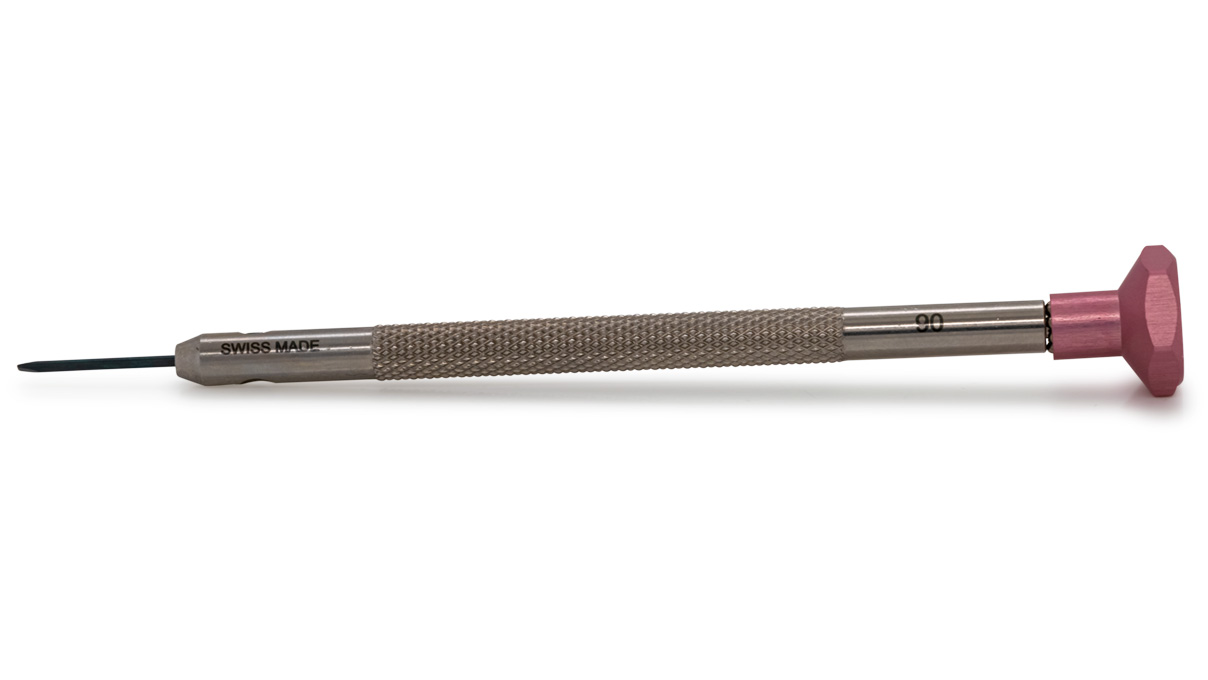 Ergo Tounevis, Fente (V), 0,9 mm, rosé, Acier inoxydable