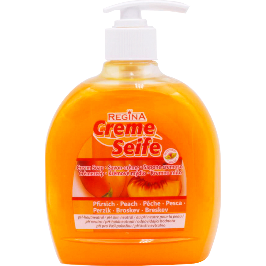 Regina crème de savon à la pêche 500 ml