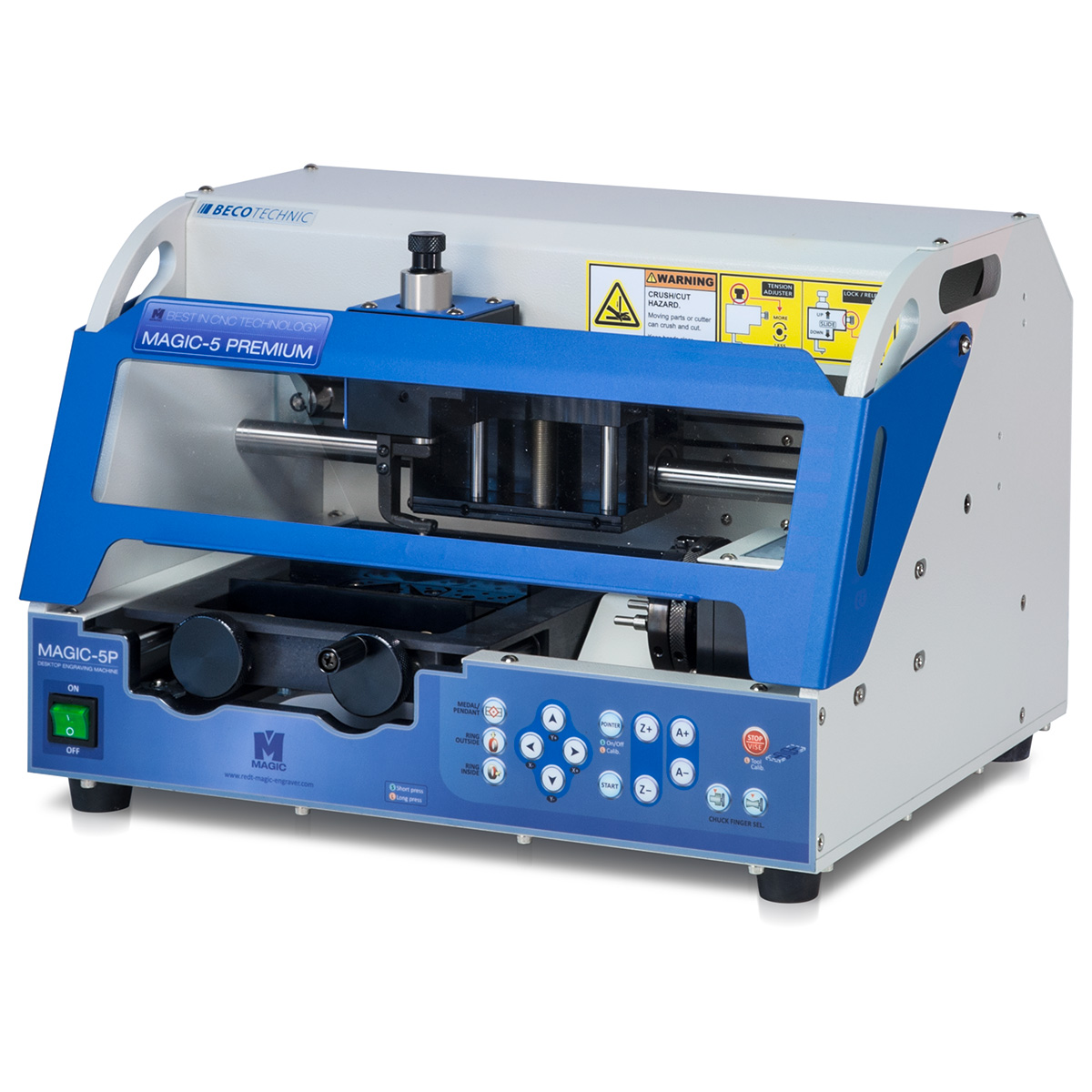 Dispositif CNC Magic-5Px pour la gravure d'anneaux et de plats