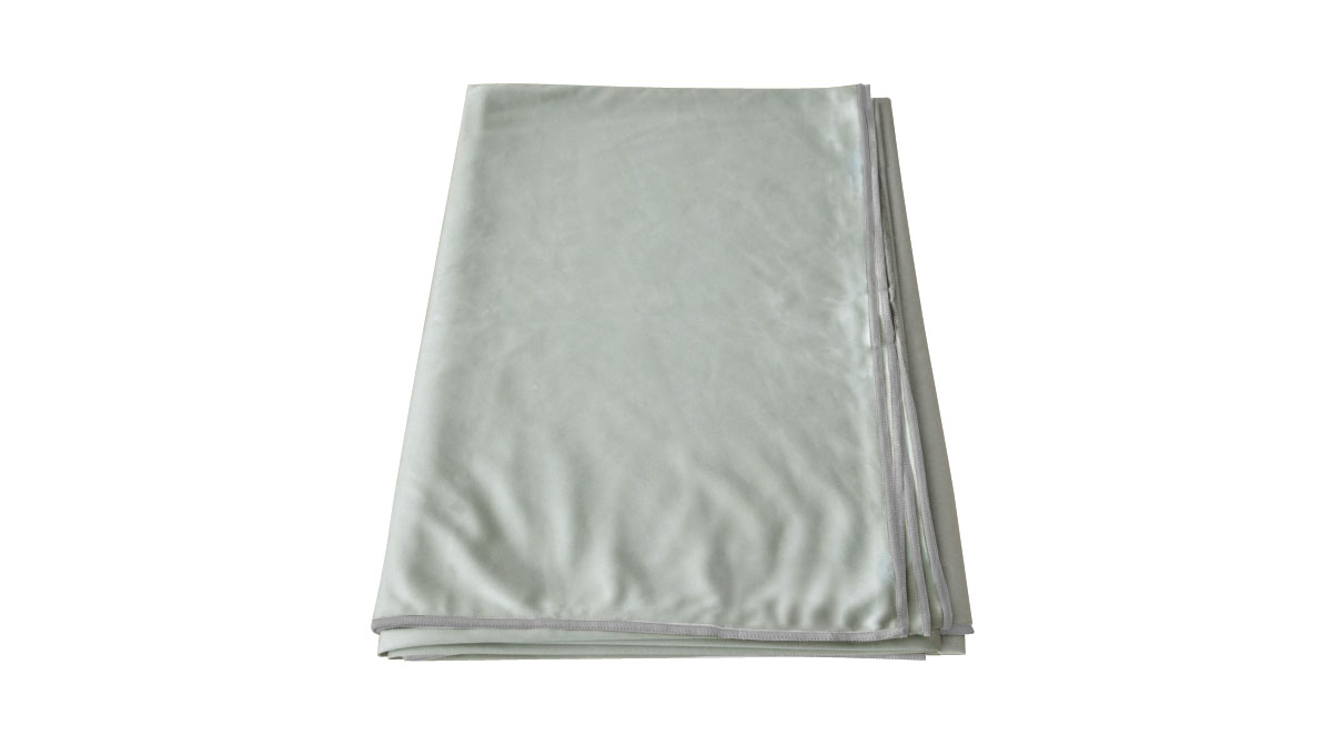 Tissu de protection, en microfibre, gris, 215 x 140 cm