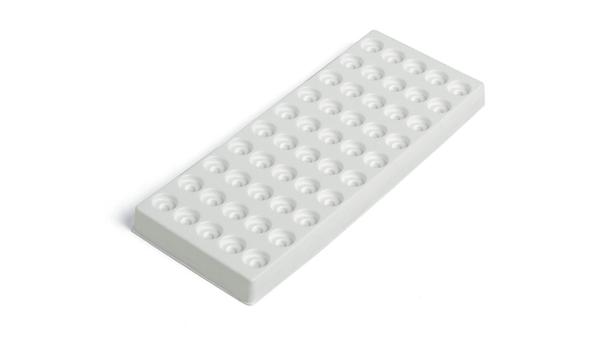 Insert en plastique pour boîte d'assortiment N° 207566, 50 compartiments Ø 14 x 4 mm