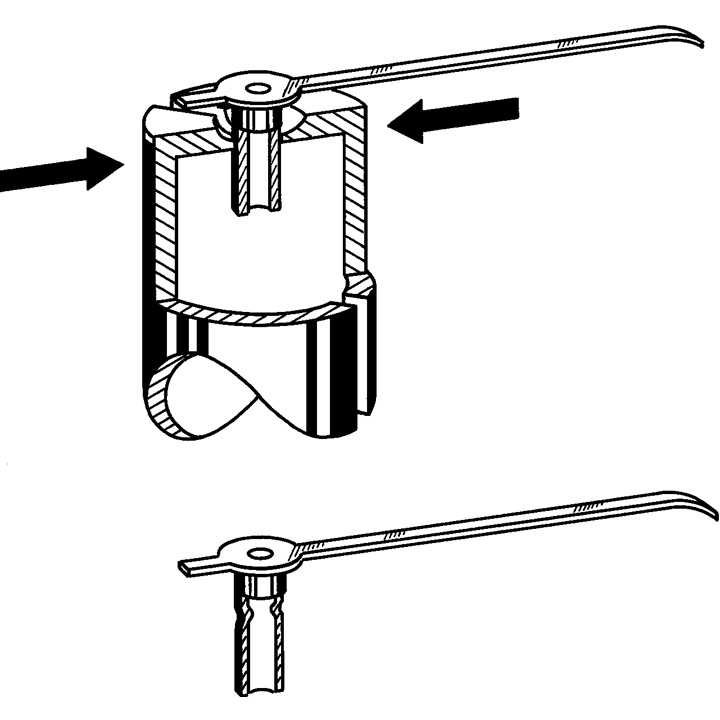 Bergeon 3010 Outil à resserrer les canons d'aiguilles et de couronnes