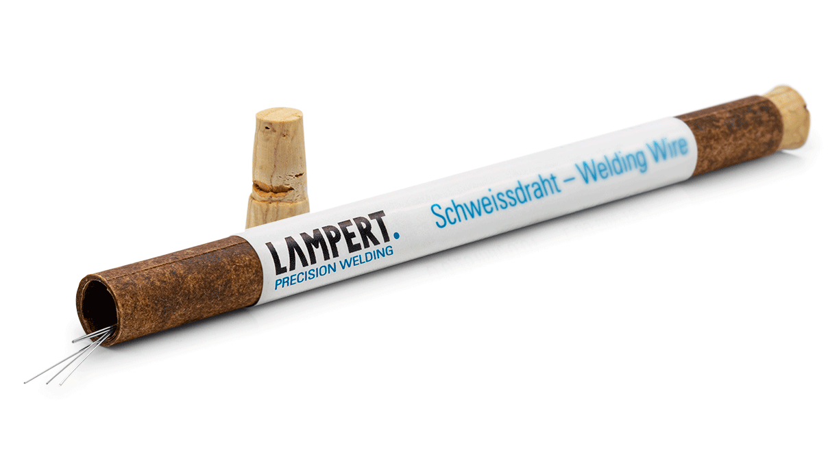 Lampert fil de soudure Acier GS55, ureté jusqu'à 61 HRC, Ø 0,2 x 1000 mm