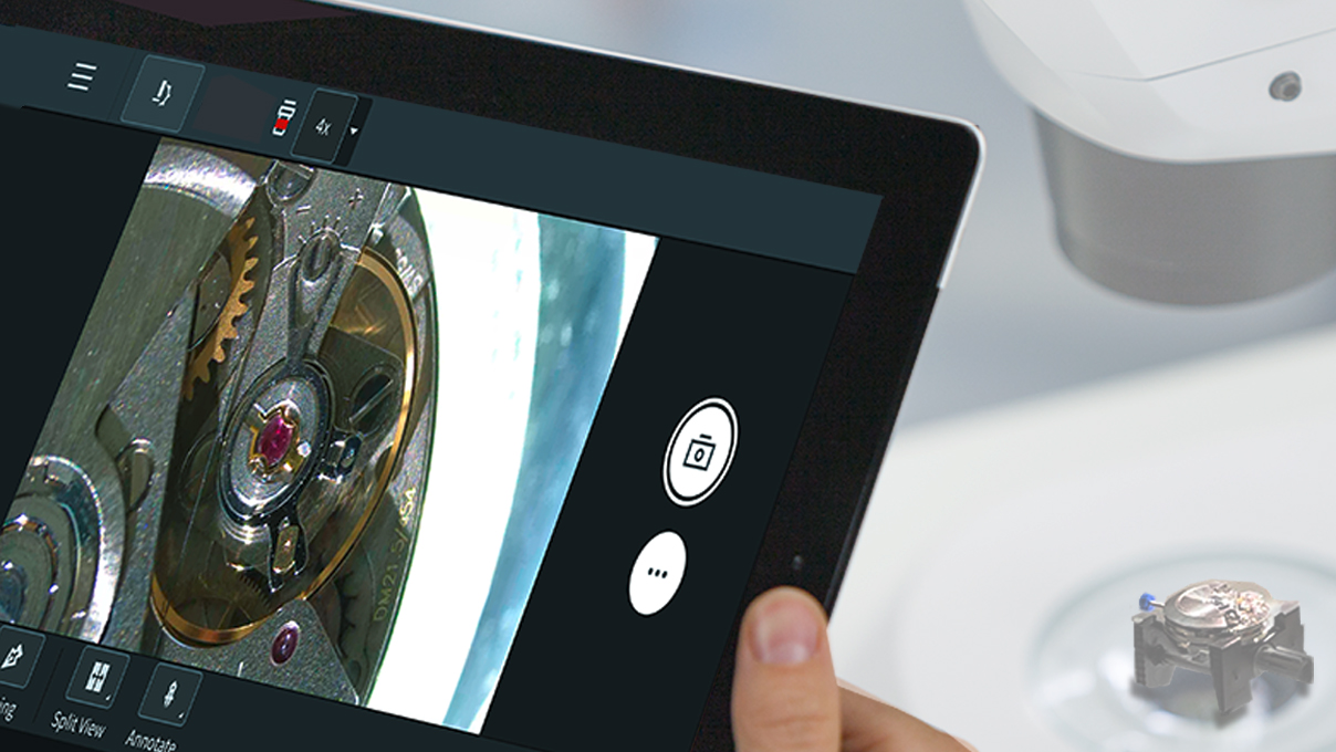 Zeiss Labscope pour Windows, logiciel de microscopie numérique pour l'utilisation dans la formation
numérique ou pour la documentation des états d'objets