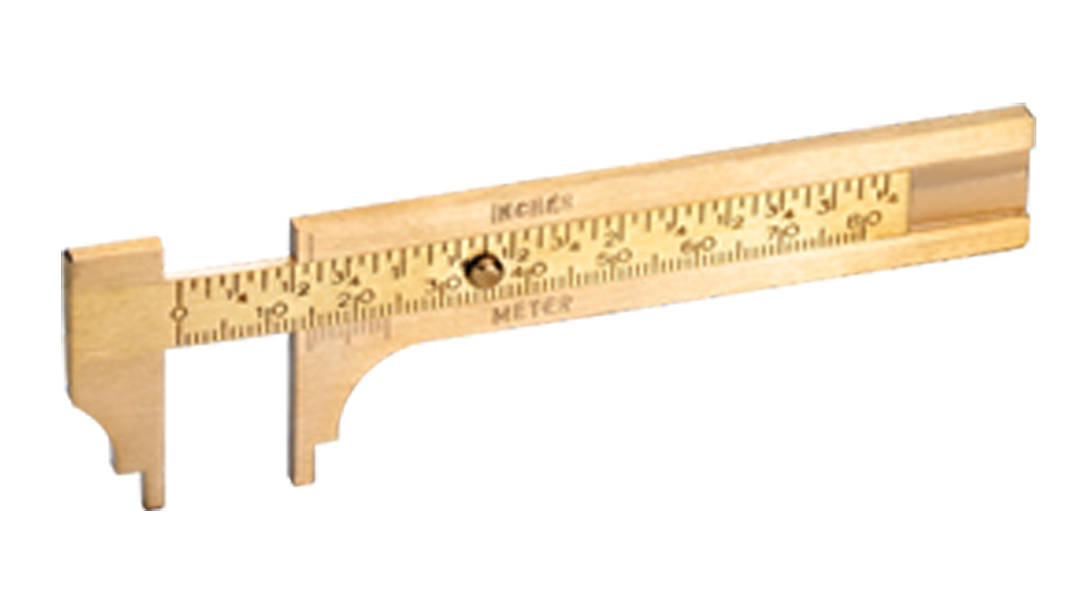 Calibres à coulisse en laiton 80 mm