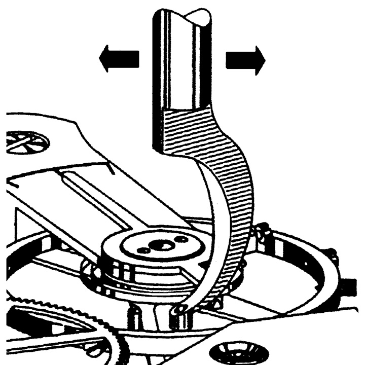 Bergeon 1856-D Outil pour centrer les goupilles de renversement 0,35 mm