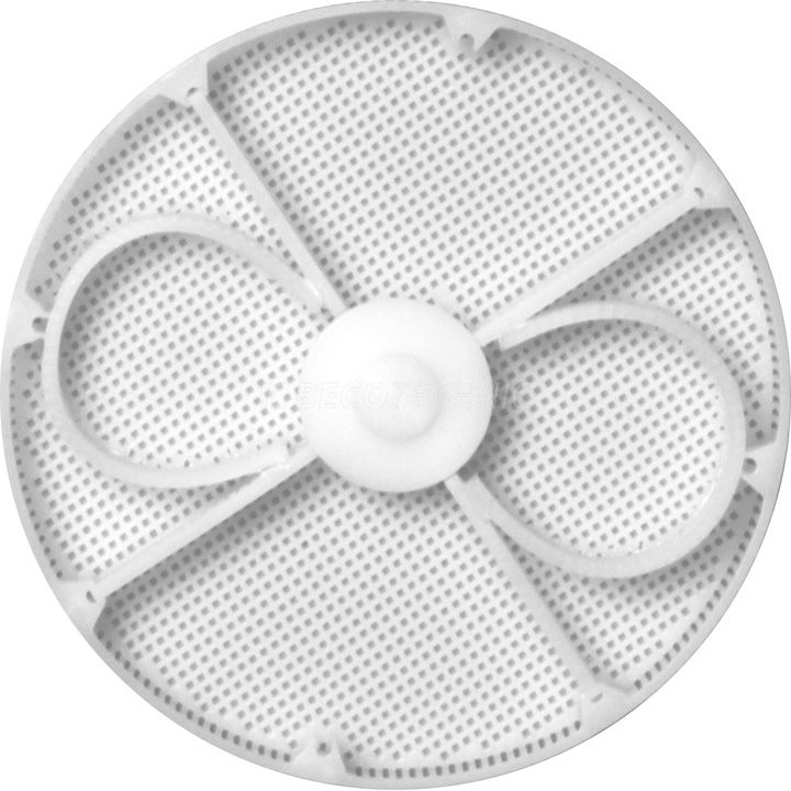 Panier en plastique, hauteur 8 mm (hauteur intérieure 6,5 mm), Ø 80 mm, avec 4 séparations pour 2 platines Ø 25
mm, N° 15895 pour ACS900