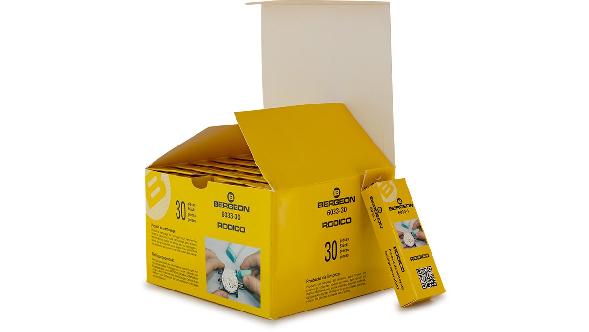 Bergeon 6033-30 Rodico Original produit de nettoyage, 36 g, 30 pièces