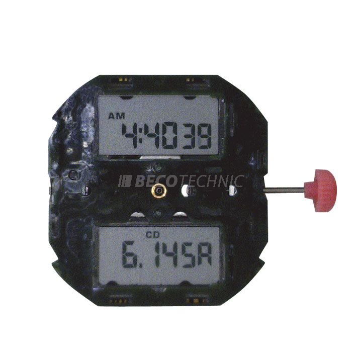 Mvt. Miyota T241 11 1/2''' SC 12DIGIT ALARM CHRONO 12 & 24 HOURS COUNTDOWN Quartz (399 | SR927W)