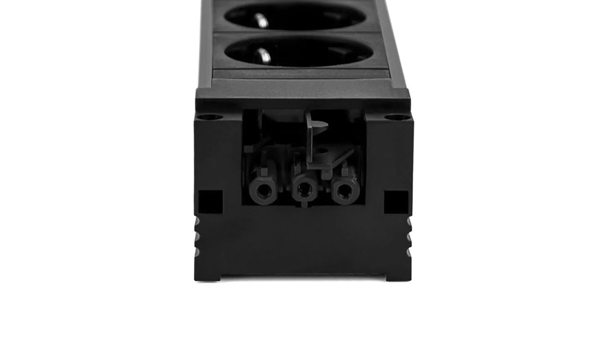 Bâti de prises modulaires avec 5 emplacements