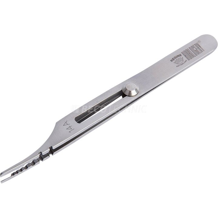 Regine Horlogery Brucelles 14A en acier carbone, 115 mm