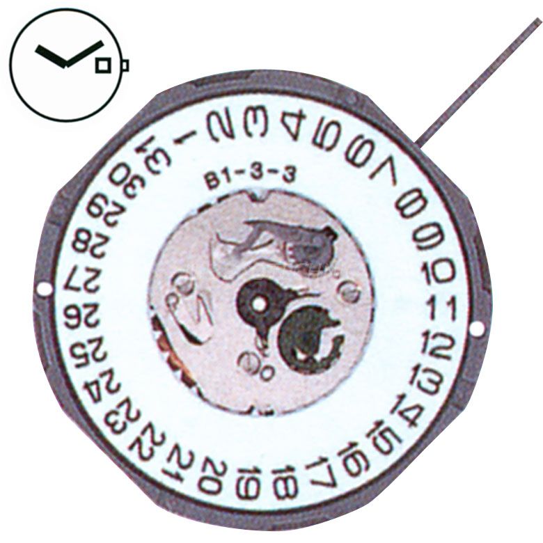 Mvt. Miyota 1M15 10 1/2''' DATE3 NO SC Quartz (364 | SR621SW)