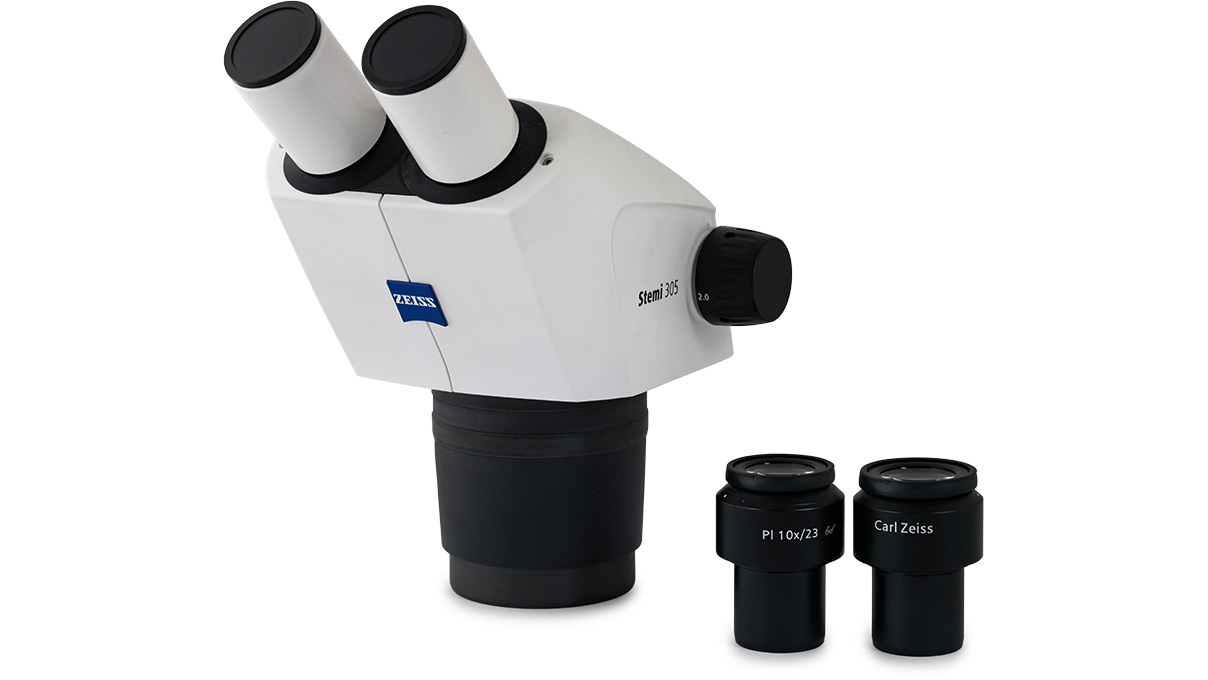 Zeiss Stemi 305, corps de stéréomicroscope sans interface de caméra