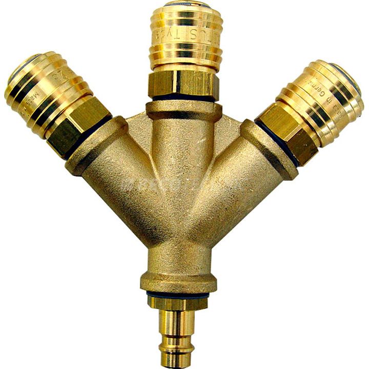 Diffusion d'eau pour 3 connexion