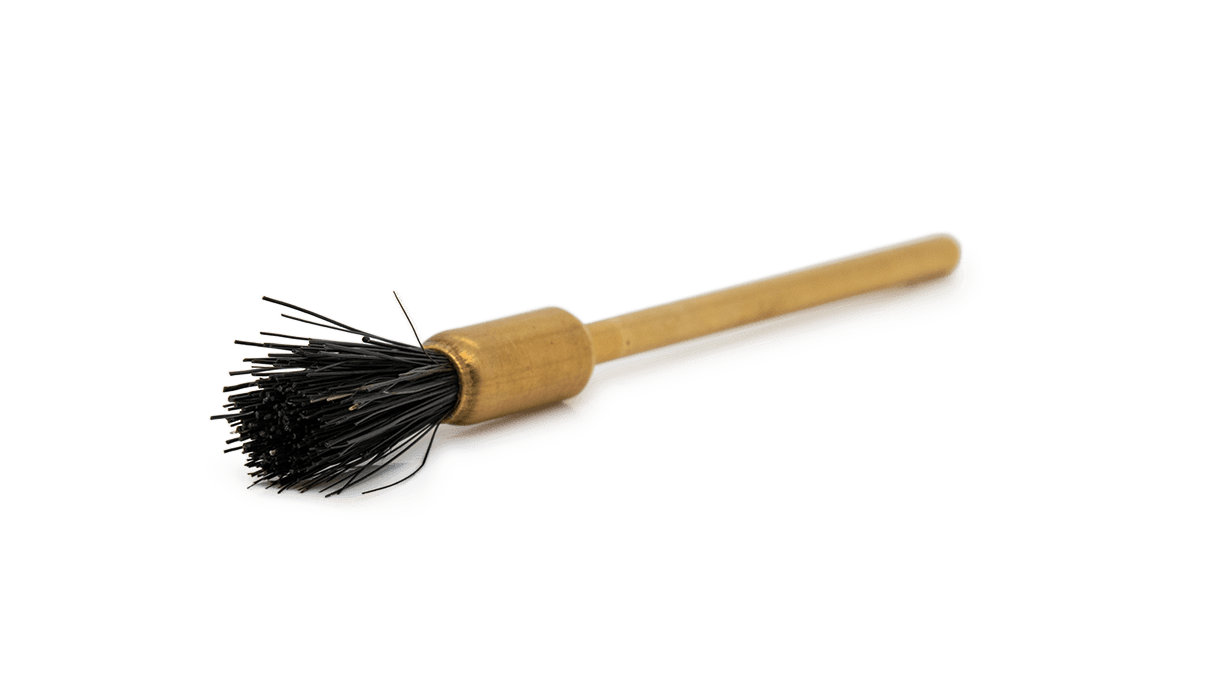 Brosse pinceau, poils Chungking, noir, Ø 5 x 8 mm, tige HP
