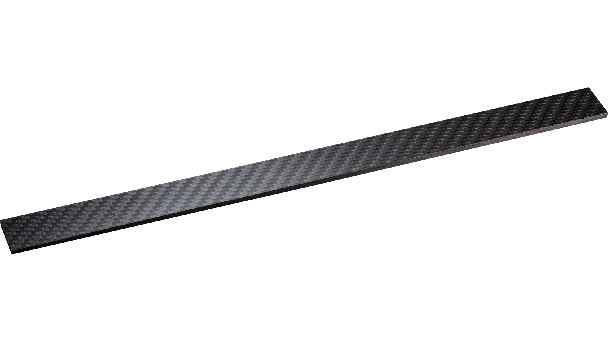 Support pour bande d’émeri en carbone, plat, longueur 290 mm, léger, noir