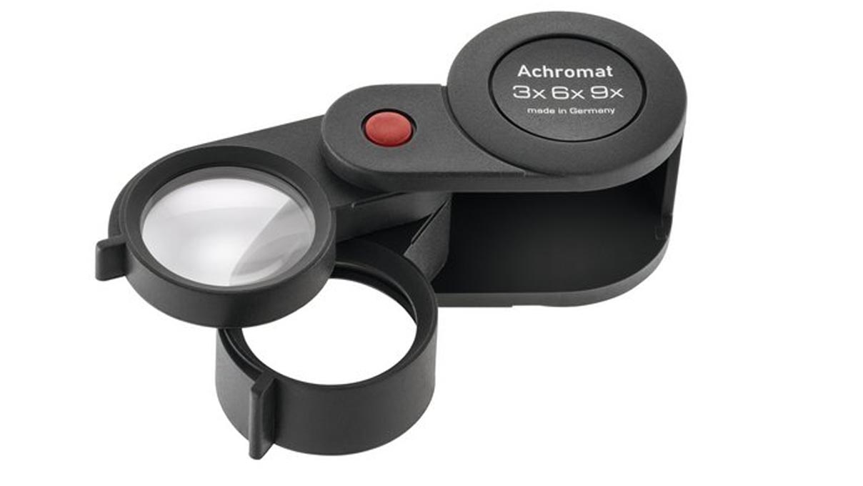 Eschenbach 118210 Loupe pliante, aplanétique, grossissement 10x