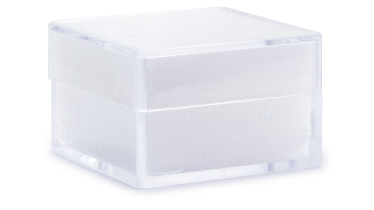 Étui pour pierres précieuses avec 54 boîtes, 280 x 205 x 30 mm, couverture noire en simili cuir