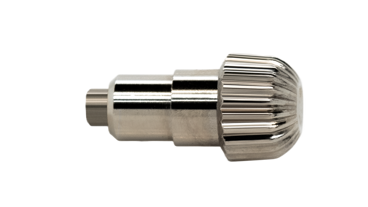 Poussoirs étanches P60 pour des chronographes pour presser, tête Ø 4,0 mm, tube Ø 2,0 mm, coup de bouton 2,0 mm, acier Inox