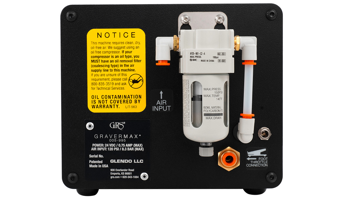 GRS 005-995 GraverMax système pneumatique