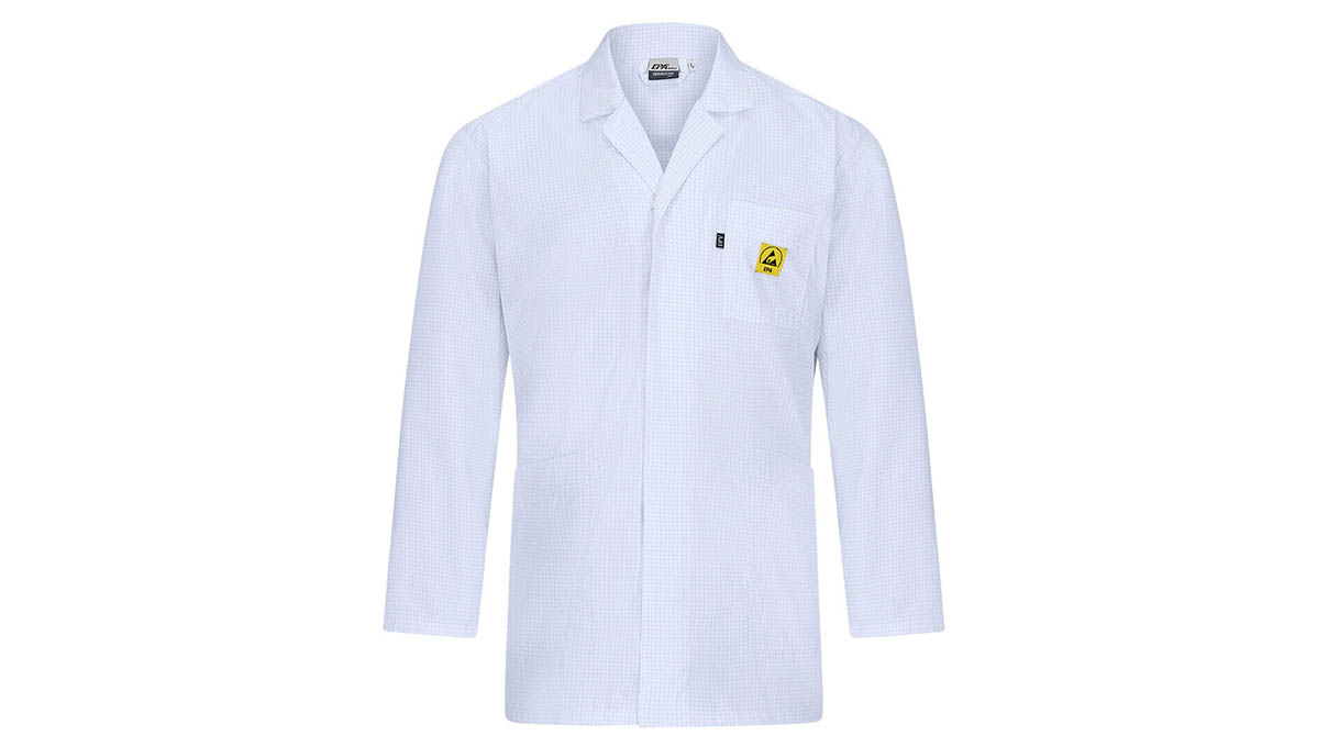 ESD type de manteau WL-185, manches longues, manteau court, taille S