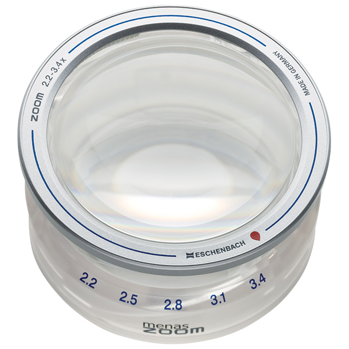 Eschenbach 14388 menasZoom, loupe sur pied, grossissement 2,2x - 3,4x