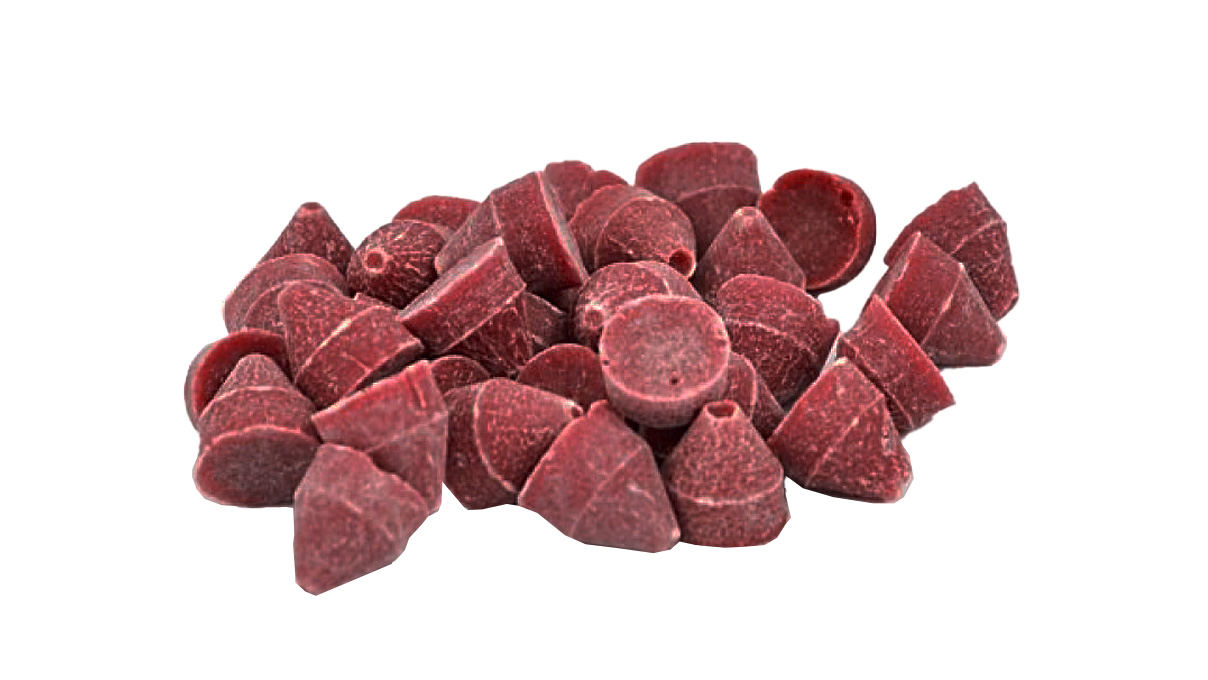 Abrasifs KA 10, plastique, forme conique, fine, 2 kg