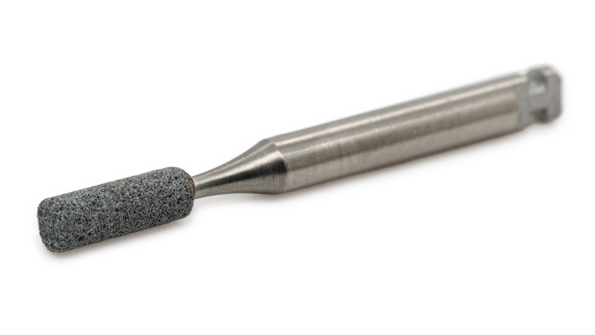 Abrasif céramique, carbure de silicium, vert, cylindre, Ø 2 x 6 mm, tige RA