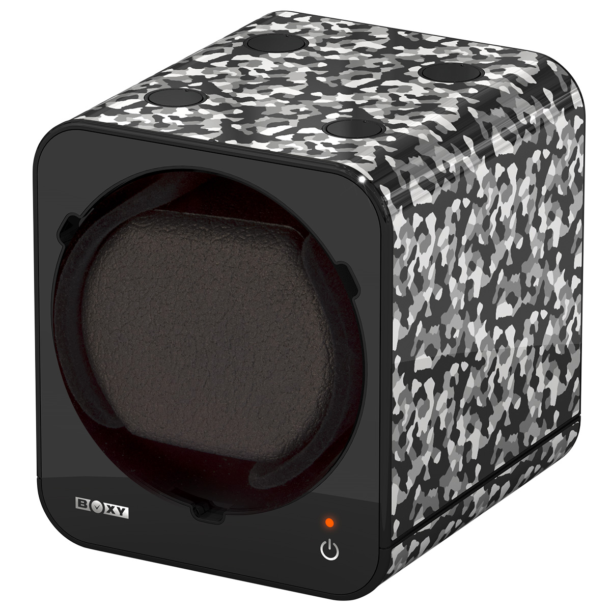 Boxy Fancy Brick remontoir, camouflage noir/blanc, sans adaptateur