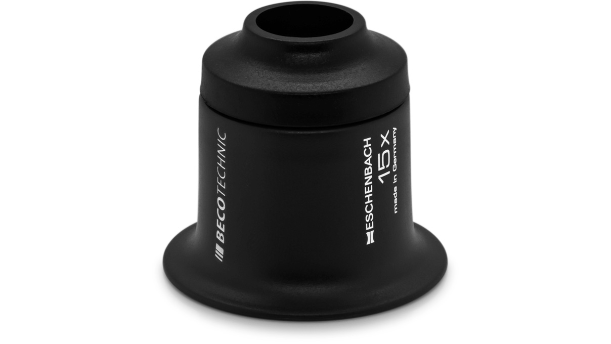 Eschenbach 1130S Loupe de diamantaire, anthracite, grossissement 15x
