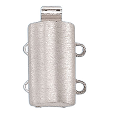 Fermoir d collier 7,3 x 13 mm 925/- argent rhodiné