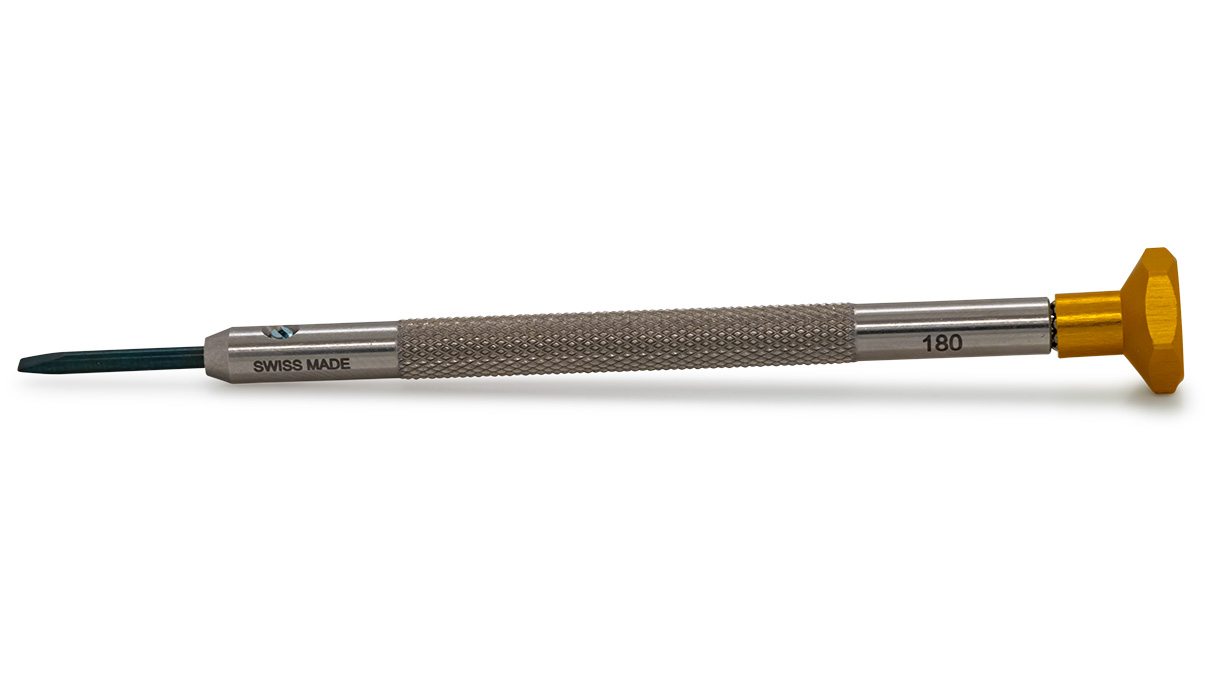 Ergo Tounevis, Fente (V), 1,8 mm, Jaune, Acier inoxydable