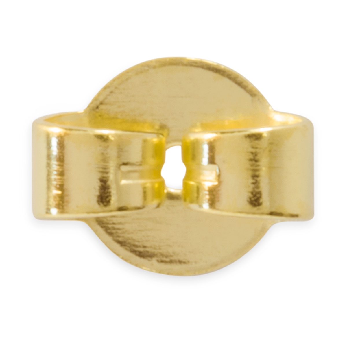 Poussettes d'oreille, poinçonnés, Ø 5 mm, 585/- or jaune