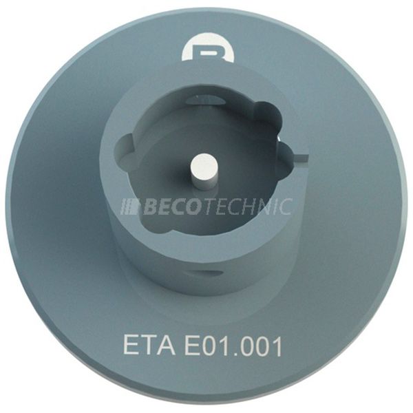 Bergeon 7100-ETA-E01.001, Porte-pièce, Aluminium anodisé, 4 7/8'''