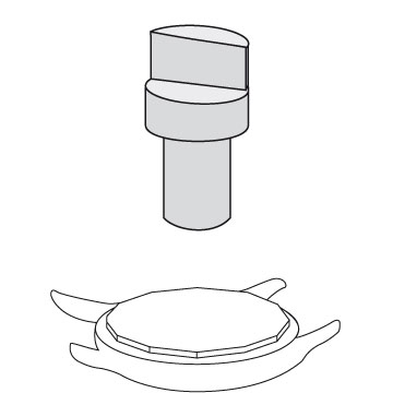 Mâchoires pour des boîtiers à bord plat pour Aqua Fix, trempé vacuum