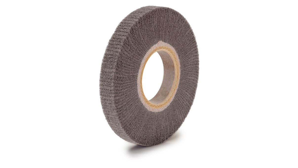 Brosse à lamelles Scotch Brite CF-FB, dureté 5, grain AM (moyen), 200 x 25 x 76 mm