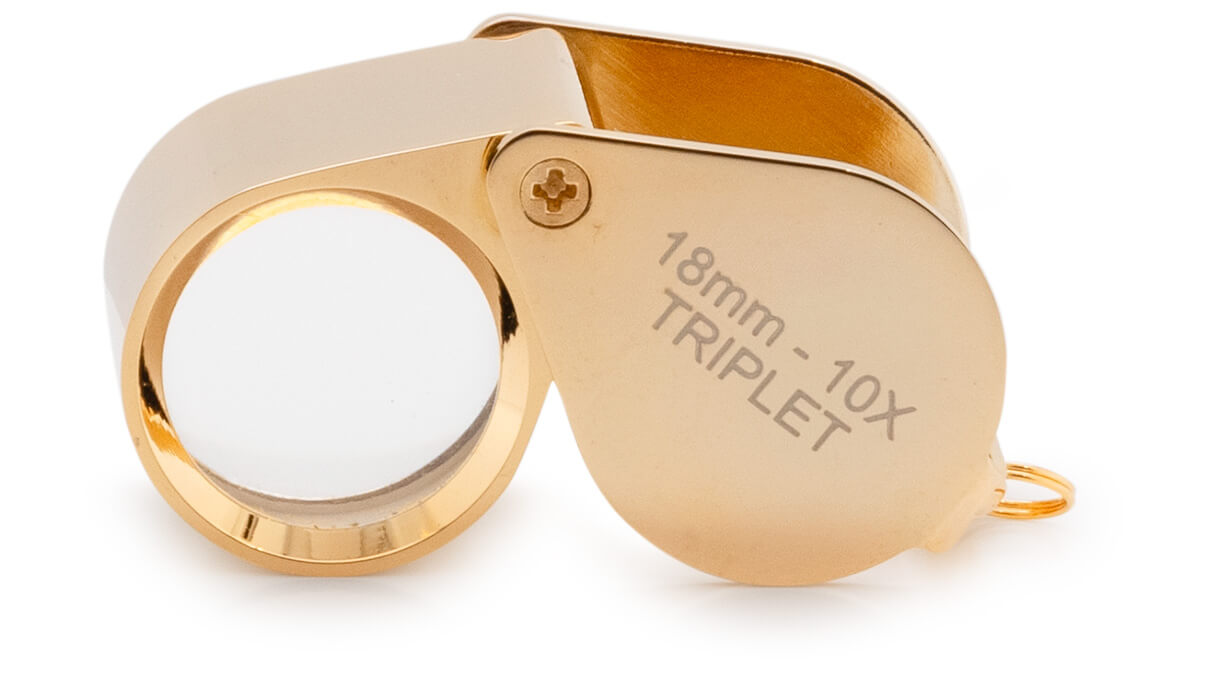 Loupes en pierre et en diamant