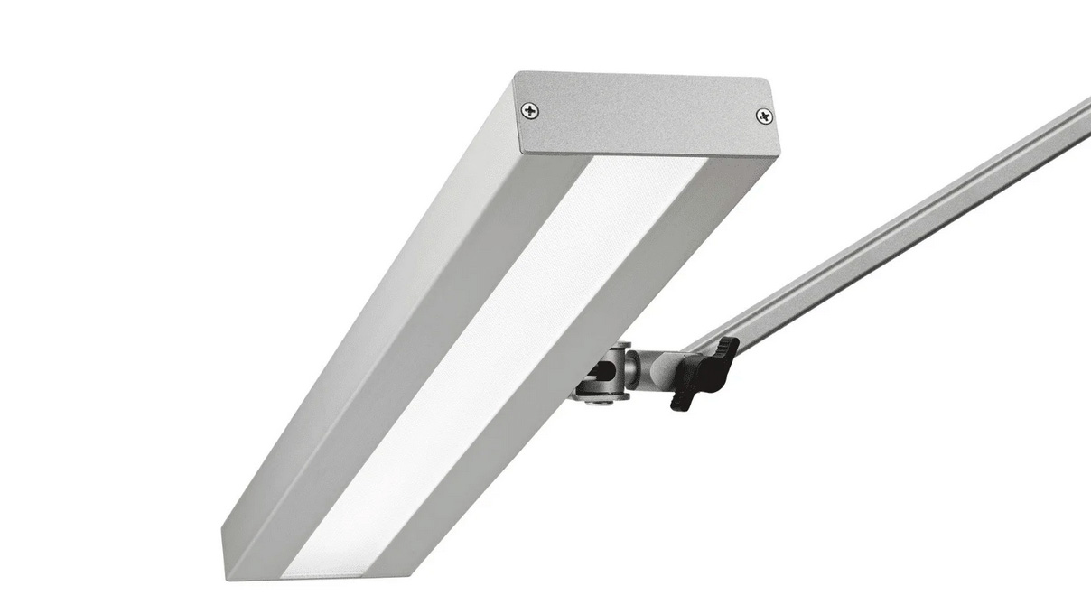 Luminaire d'établi LED Pro Line, gris argenté, 24 W