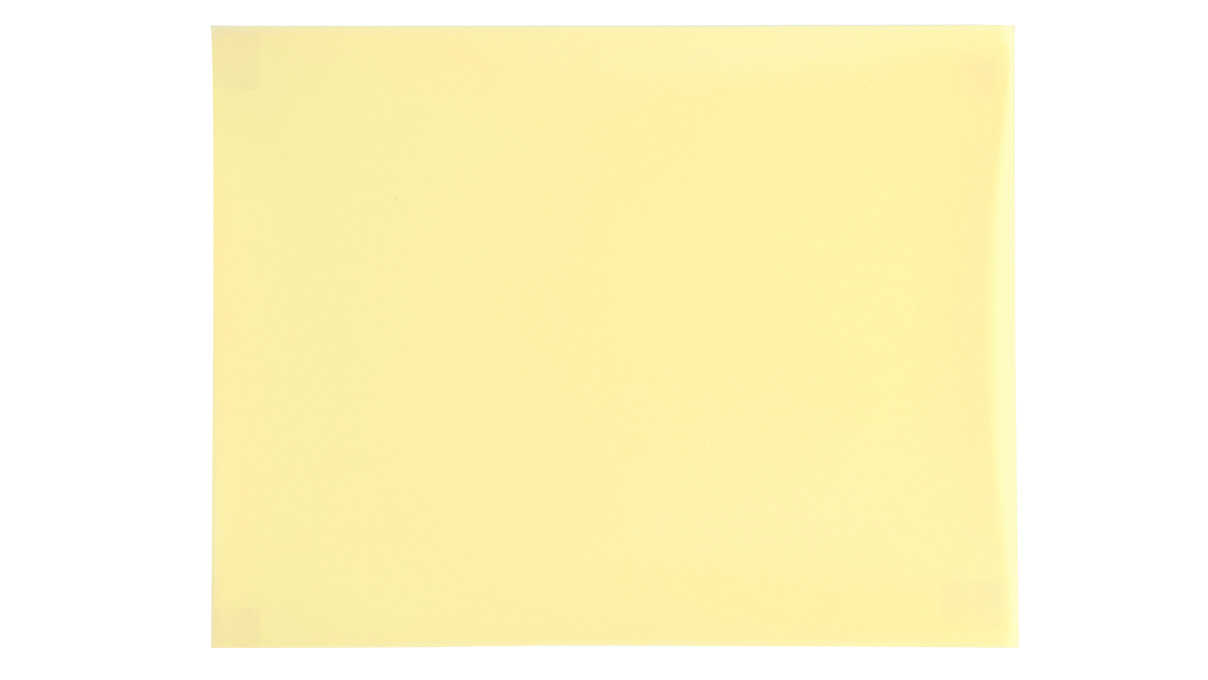 3M Film de rodage ILF 261X, 216 x 280 mm, grain 12 µm, jaune, non autocollant