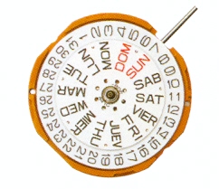 Mvt. Miyota GM00 10 1/2''' DAY/DATE3 SC gilt Quartz (364 | SR621SW)